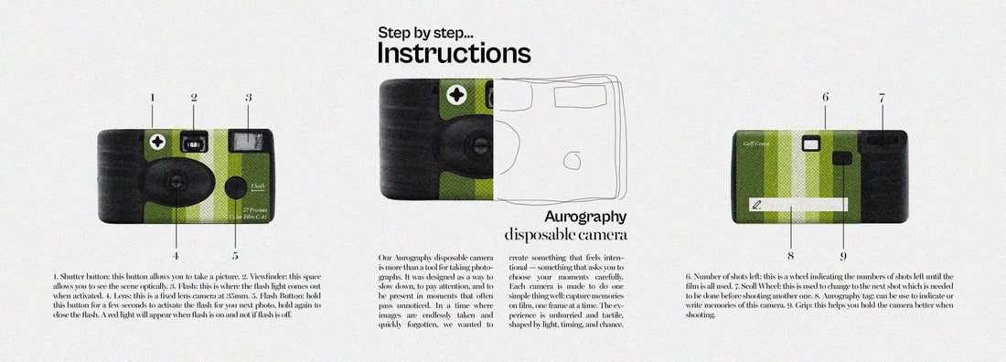 #1 How to Use a Disposable Camera | step by step