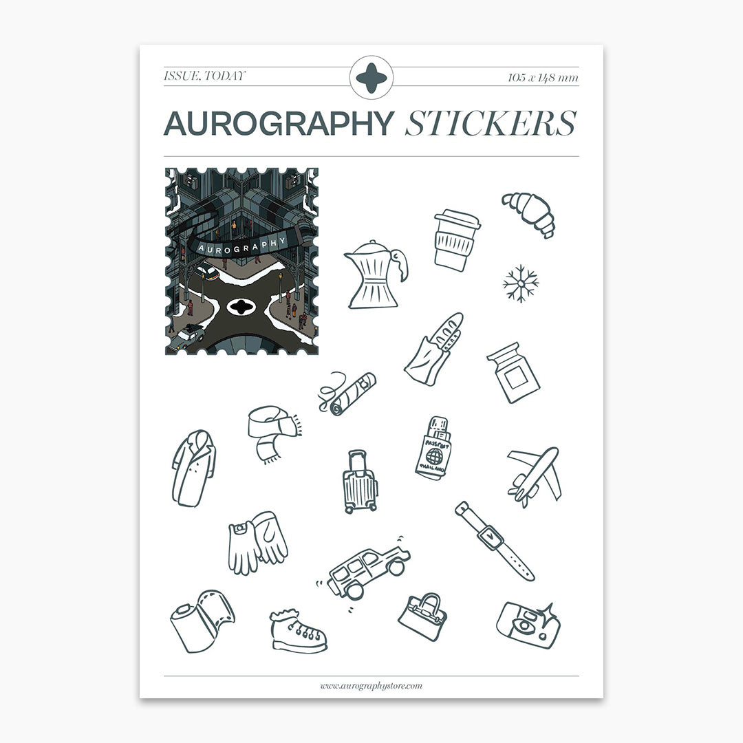Aurography Stickers - Deep Winter Illustrations